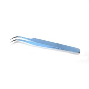Fine Pointed Tweezers Logo Blue (817)
