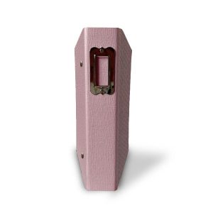 Classeur tissu Vieux Rose