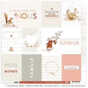 Family Papier Imprimé 1 Il Etait Une Fois