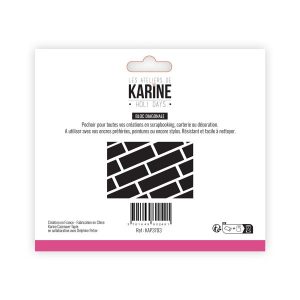 Holi Days Pochoir Bloc Diagonale