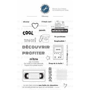 Tampons planche Retro 90'