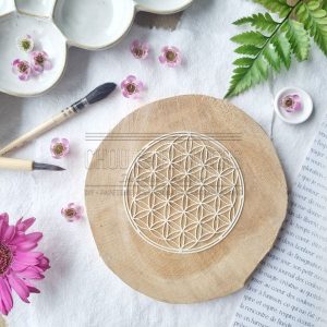 POCHOIR FLEUR DE VIE