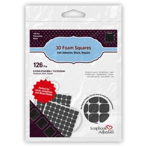 3D FOAM SQUARES BLACK