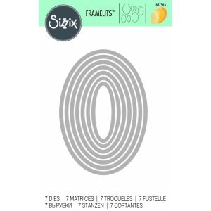 SIZZIX FRAMELITS DIES - OVALS