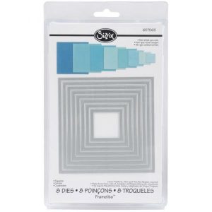 SIZZIX FRAMELIT DIES - SQUARES
