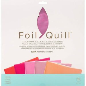 WE R MEMORY KEEPEERS. FOIL QUILL FOIL FLAMINGO