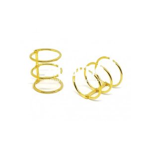 RELIURE 3 ANNEAUX - 3 CM DORE