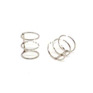 RELIURE 3 ANNEAUX - 2,5 CM ARGENTE