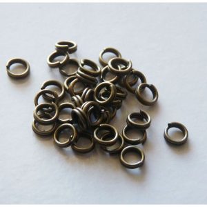 ANNEAUX BRISES DOUBLE 8 MM - BRONZE