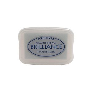BRILLIANCE INK PAD STARLITE SILVER