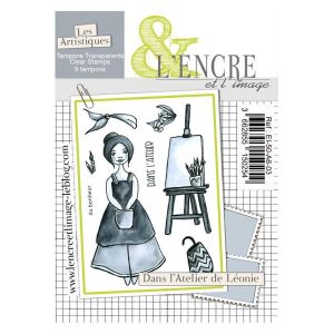 TAMPON CLEAR DANS L'ATELIER DE LEONIE