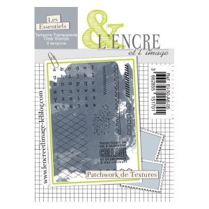 TAMPON CLEAR PATCHWORK DE TEXTURES