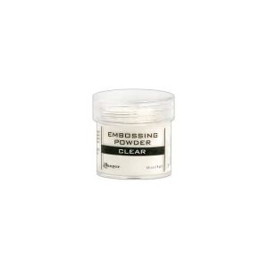 POUDRE A EMBOSSER 1OZ - CLEAR TRANSPARENTE