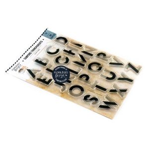 TAMPON CLEAR ALPHABET GRAPHIQUE