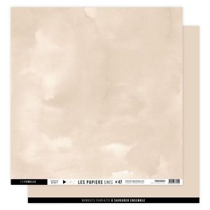 PAPIER UNI N°47 BEIGE FICELLE