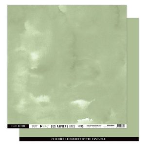 PAPIER UNI N°30 VERT TILLEUL