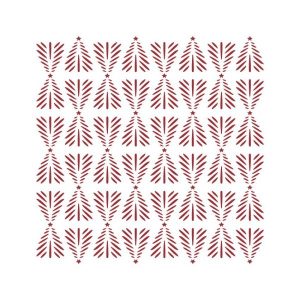 POCHOIR SAPINS ETOILES