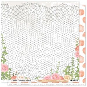 PAPIER A TRAVERS LE GRILLAGE BIENVENUE CHEZ MOI