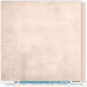 PAPIERS BACK TO BASICS CARTE POSTALE SABLE