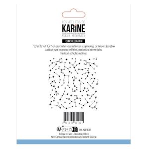 POESIE HIVERNALE POCHOIR CONSTELLATION