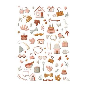 FAMILY PUFFY STICKERS