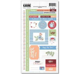 POESIE HIVERNALE STICKERS 15X30 CM