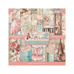 PAPER PAD 12X12 10PK - PASSION