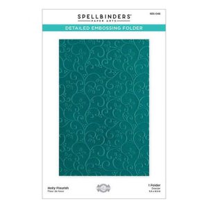 EMBOSSING FOLDER - HOLLY