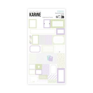 RACONTE-MOI 2025 AUTOCOLLANTS 30 ETIQUETTES VERT BLEU VIOLET