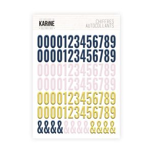 Culture Sud Autocollants Chiffres Assortis