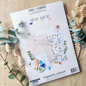 PAPETERIE CREATIVE FORMAT A4 REVE AZUR