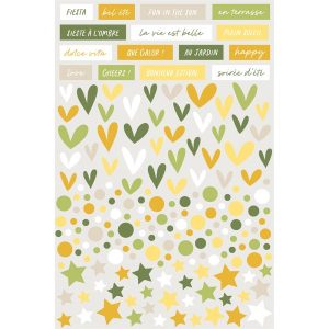 Stickers relief Citronnade