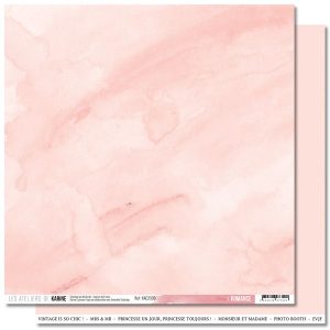 PAPIERS BACK TO BASICS ROMANCE ROSE
