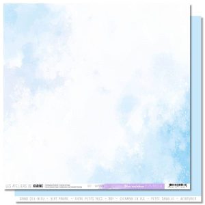 PAPIERS BACK TO BASICS RAINBOW BLEU