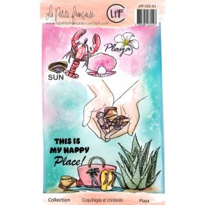 Tampon clear : Collection Coquillages et crustacés - Playa