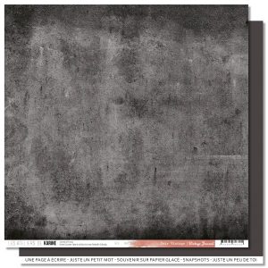 Vintage Journal  Papiers Back To Basics Noir Vintage