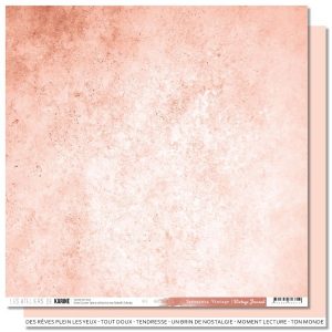 Vintage Journal Papiers Back To Basics Terracota Vintage