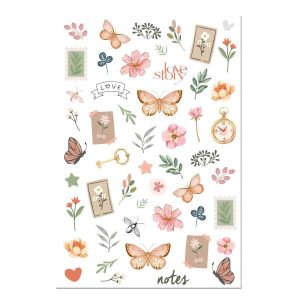 Vintage Journal Puffy Stickers