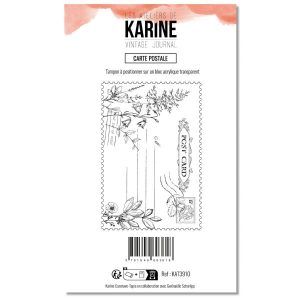 Vintage Journal Clears Carte Postale