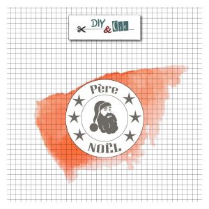 SCEAU EN LAITON : PERE NOEL