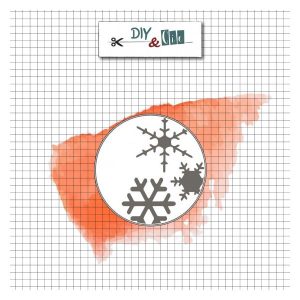 SCEAU EN LAITON : FLOCONS