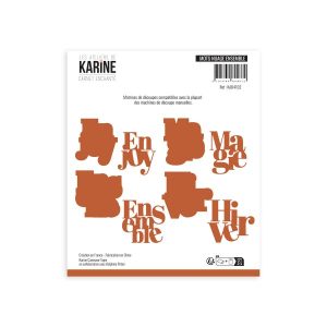 Carnet enchanté Dies Mots Nuage Ensemble