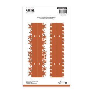 Carnet enchanté Dies Bordures sapins