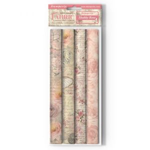 SHABBY ROSE - TOILES 12X12 4/PKG