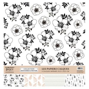 KIT PAPIERS CALQUES HISTOIRES D'HIVER