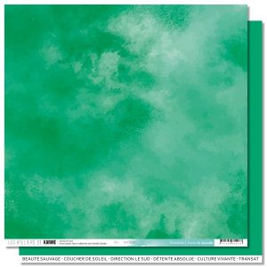 Terre & Jasmin Papier BTB 14 Emeraude