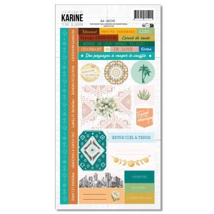 Terre & Jasmin Autocollants 15x30cm