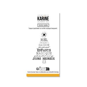 Calendrier de l'avent 2025 n°17 Clear « Textes sapin »