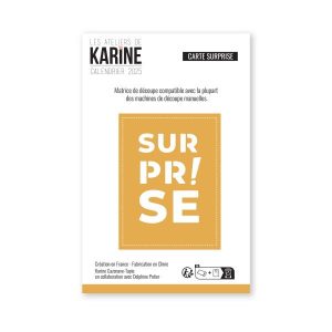 Calendrier de l'avent 2025 n°03 Die « Carte à créer Surprise »