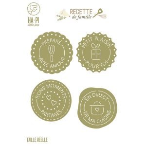 Matrices de découpe Sceaux gourmands - Recette de Famille